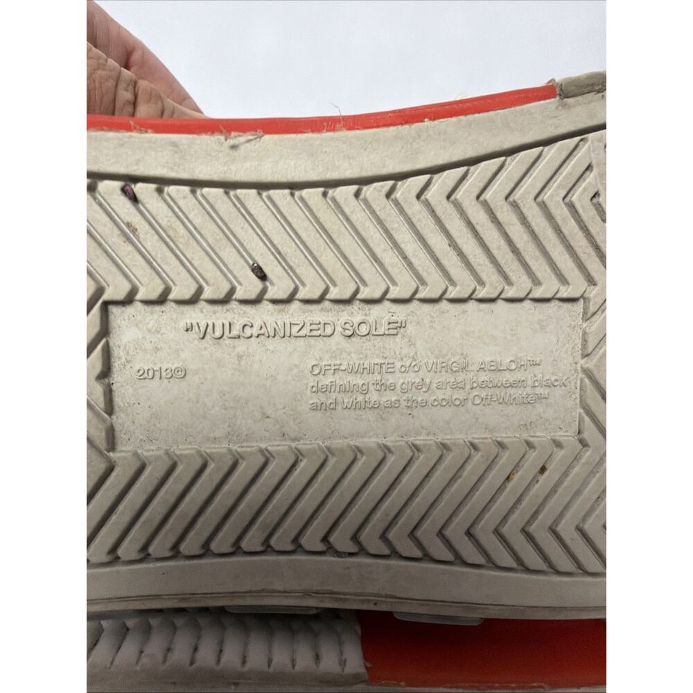 Off white vulcanized sneaker Gray size 42 - Picture 14 of 14
